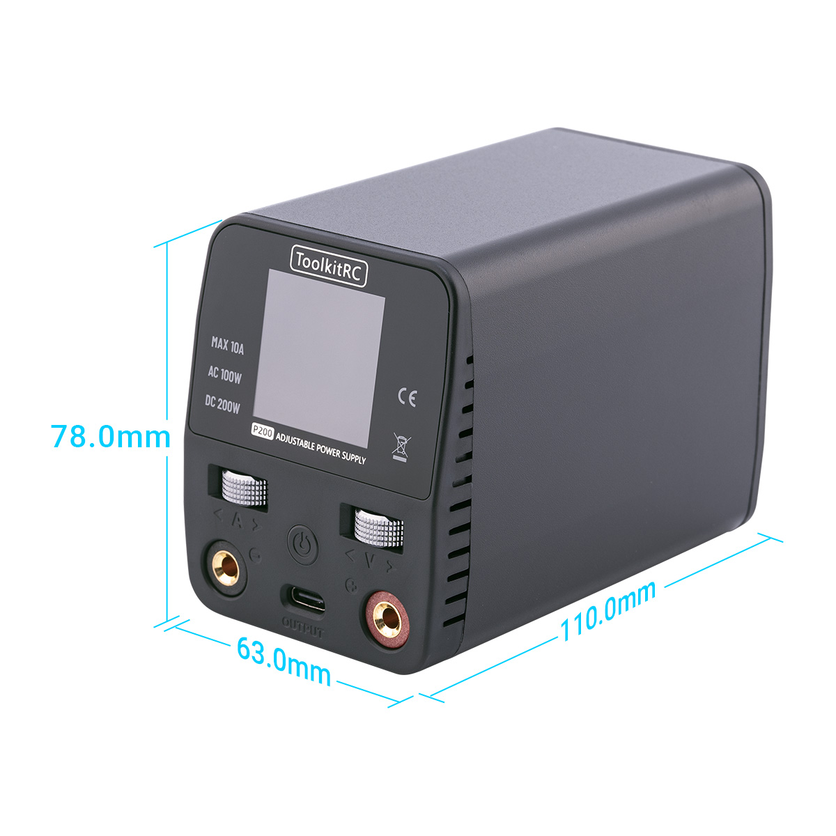 ToolkitRC P200 V2 Power Supply - đánh giá và giá Programmable Dc Power Supply 30V 10A
