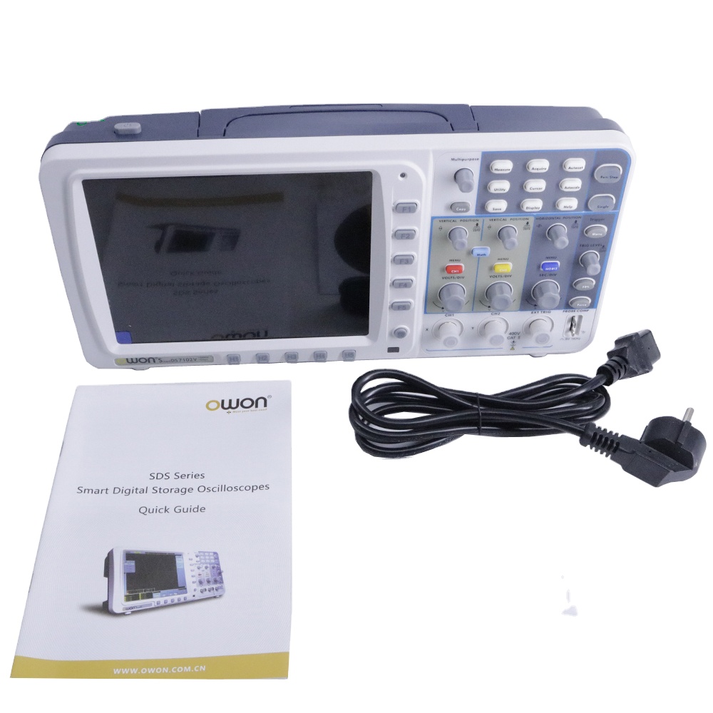OWON SDS7102V Digital Storage  - đánh giá và giá Digital Storage Oscilloscope 100Mhz