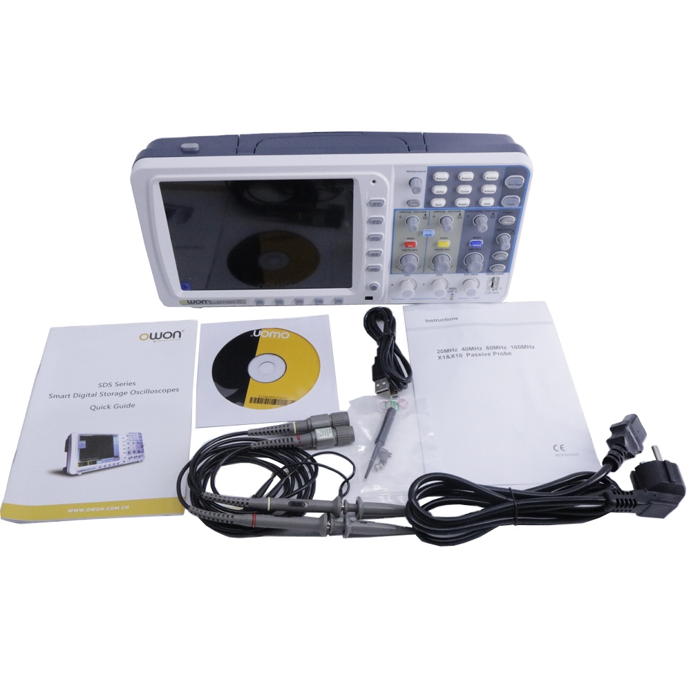 OWON SDS7102V Digital Storage  - đánh giá và giá Digital Storage Oscilloscope 100Mhz